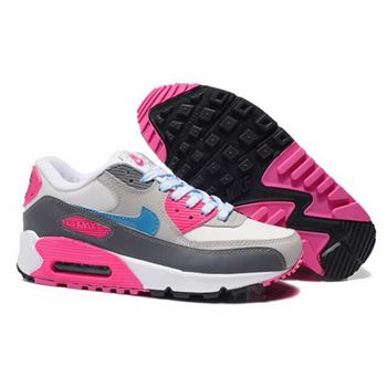 Air Max 90 Womens New Shoes Grey Pink Netherlands